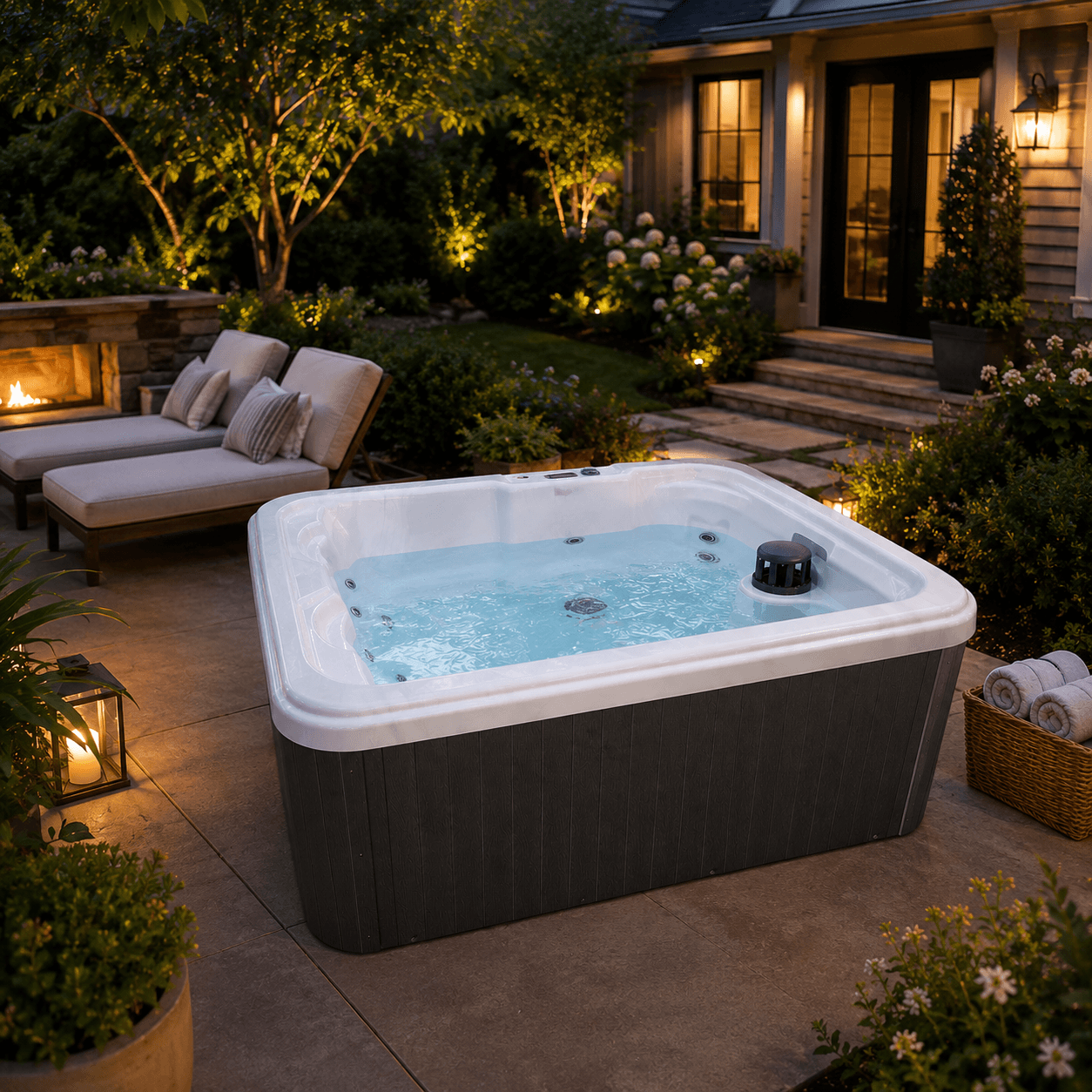 Liberty hot tub by USA Spas